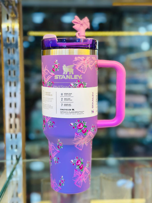 Love Shack X Stanley Quencher 2.0 Tumbler With Steel Straw & Straw Cover | 40oz