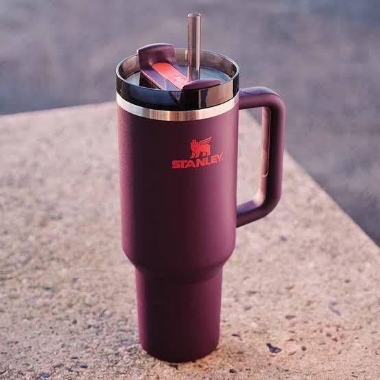 STANLEY 40OZ THE QUENCHER H2.0 FLOWSTATE™ TRAVEL TUMBLER – PLUM (100% ORIGINAL)