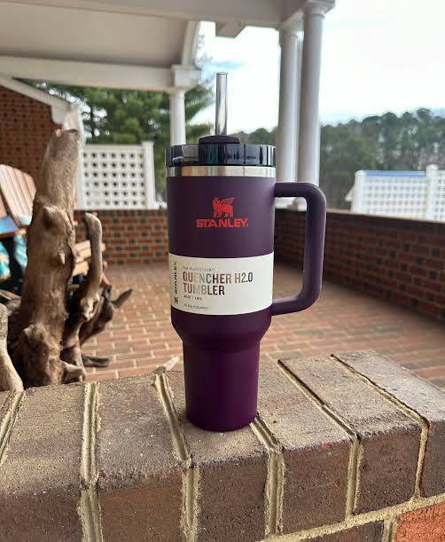 STANLEY 40OZ THE QUENCHER H2.0 FLOWSTATE™ TRAVEL TUMBLER – PLUM (100% ORIGINAL)