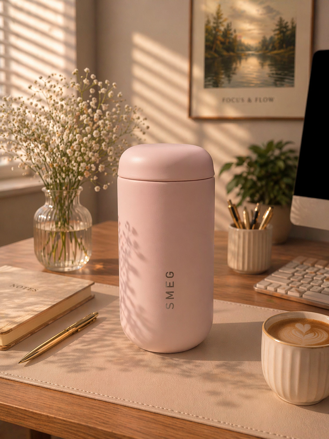 SMEG Insulated Coffee Mug 350Ml Hot & Cold