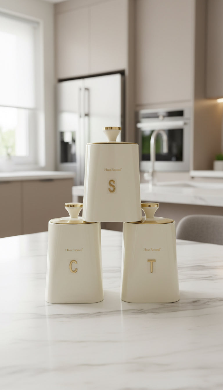 HausRoland Luxe Trio Canister 3Pcs Set