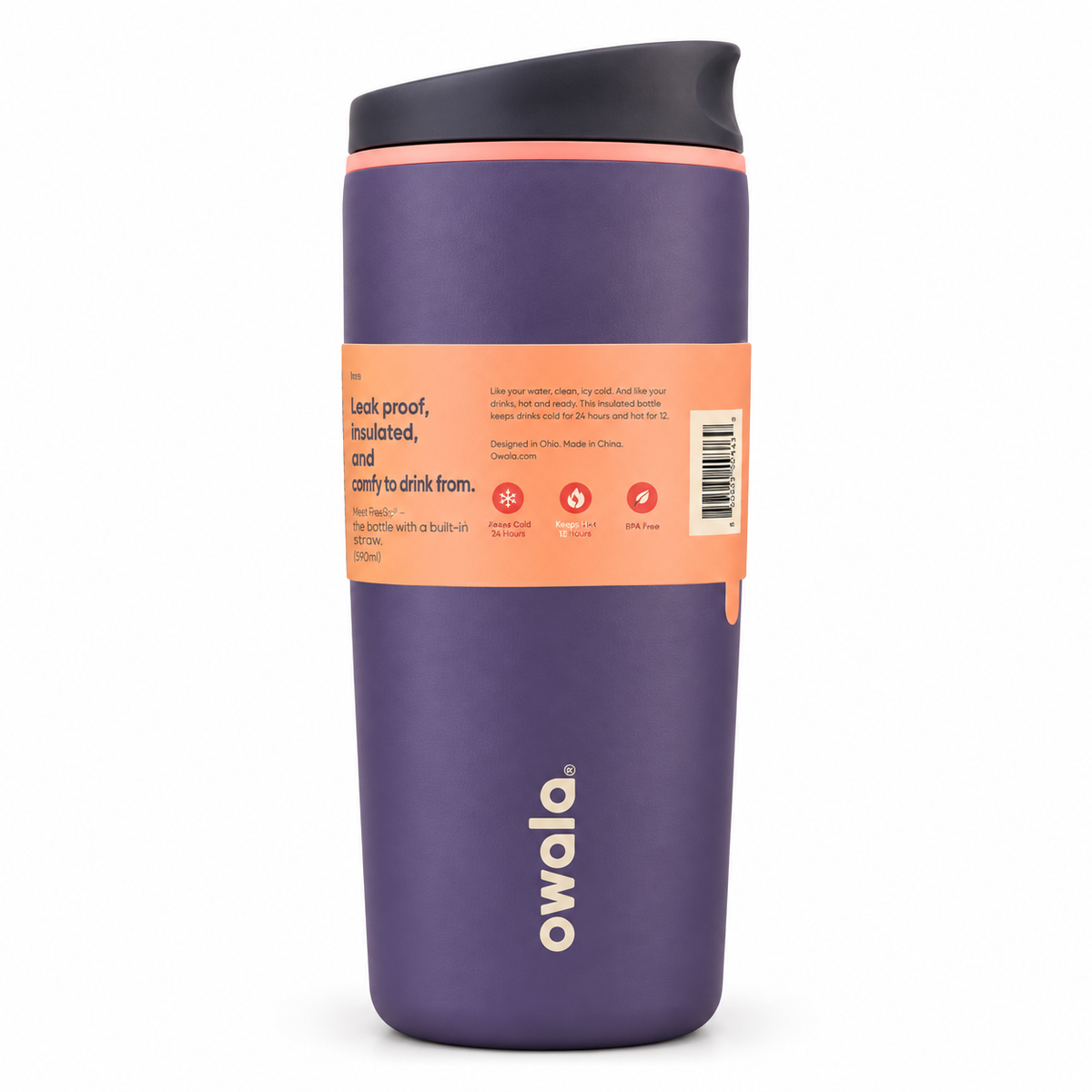 Owala SmoothSip Slider Insulated Coffee Tumbler (20 oz / 590 ml)