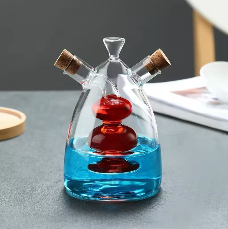 Oil & Vinegar Double Wall Borosilicate Glass Bottle
