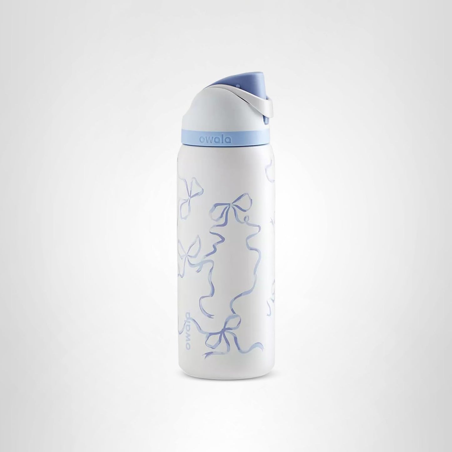 Owala FreeSip 32oz Insulated Stainless Steel Water Bottle – Blue Ribbon Bow Edition