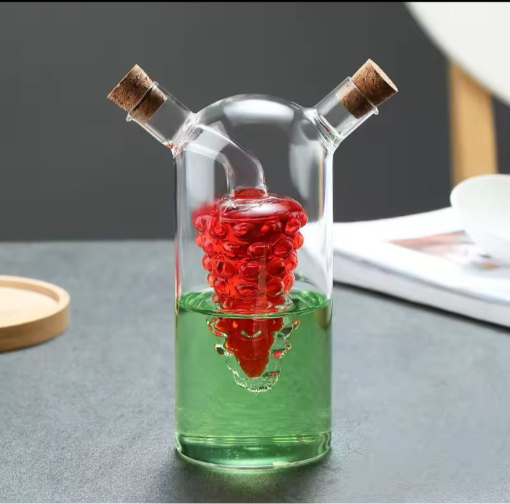 Oil & Vinegar Double Wall Borosilicate Glass Bottle