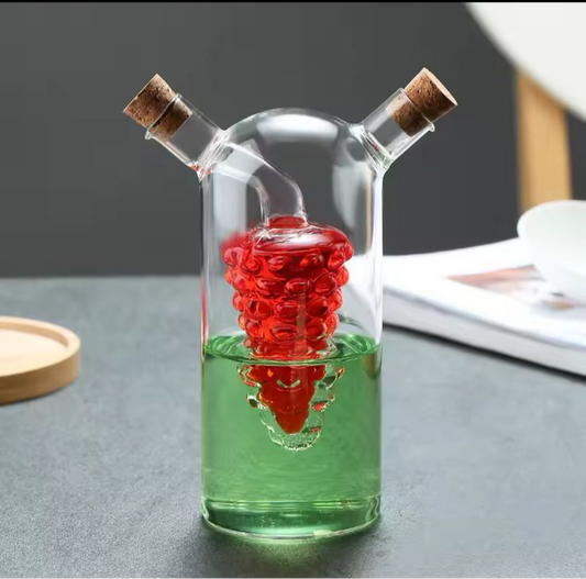 Oil & Vinegar Double Wall Borosilicate Glass Bottle