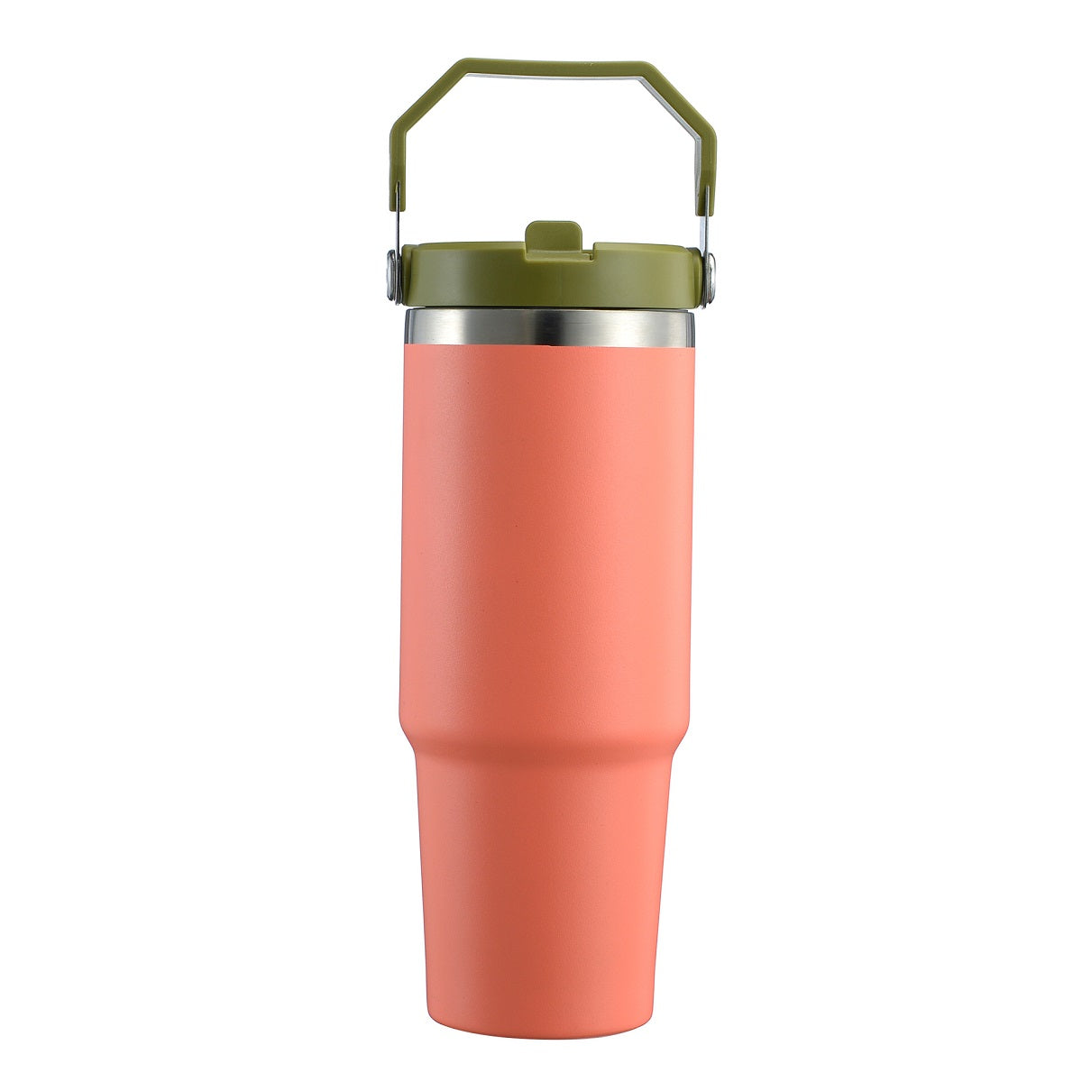 FlipStraw Stainless Steel Tumbler 900Ml - Orange