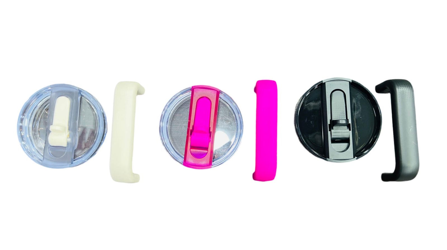 3 PCS Set with Leak Proof Cap , Straw and Handle High Quality Same as Original Stanley