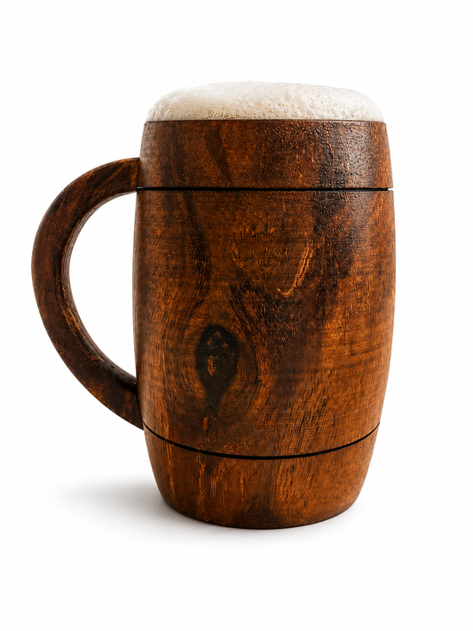 500Ml Rose Wood Barrel Mug