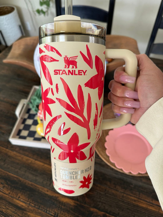 Stanley Quencher 2025 Limited Edition 40oz Tumbler Resort Floral