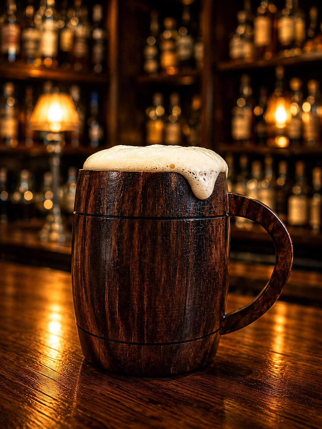 400ml Rose Wood Barrel Mug