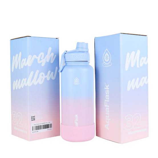 AquaFlask Bottle - (Marshmallow)