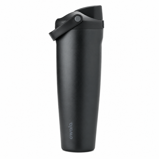 Owala FreeSip Sway 30oz Stainless Steel Water Bottle – Very Very Dark Insulated Tumbler