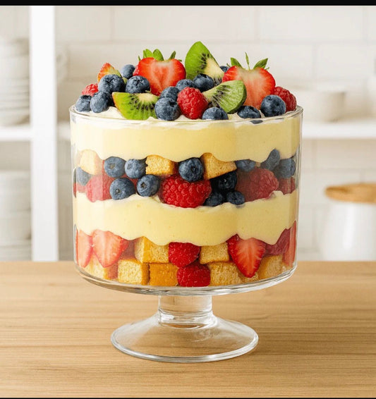 Trifle Glass Bowl 8" - 3.5 Litre