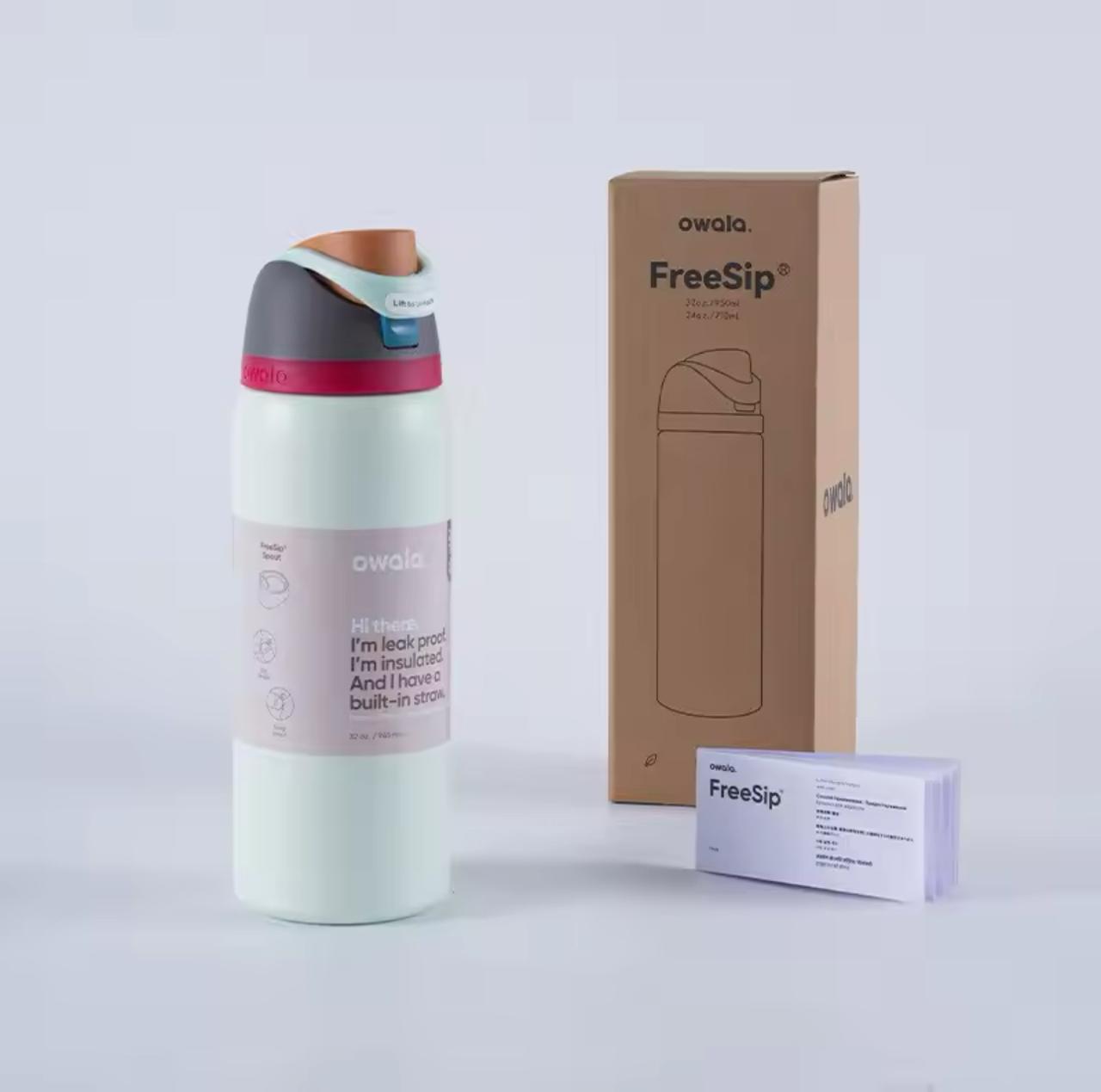 Original Owala Insulated Stainless Steel Water Bottle with Straw, BPA-Free Sports Water Bottle