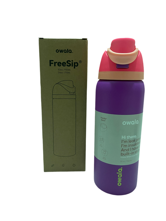 Original Owala Insulated Stainless Steel Water Bottle with Straw, BPA-Free Sports Water Bottle 32oz