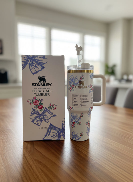 LOVE SHACK FANCY STANLEY QUENCHER FLOW-STATE 2.0 TUMBLER | 40OZ