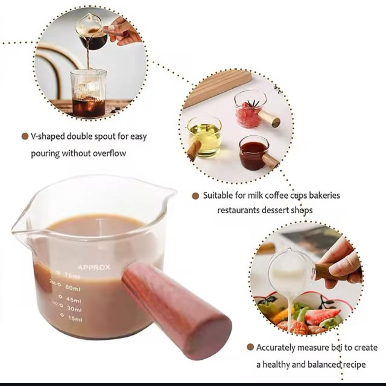 Elevate your coffee game with our 150ml espresso measuring shots!