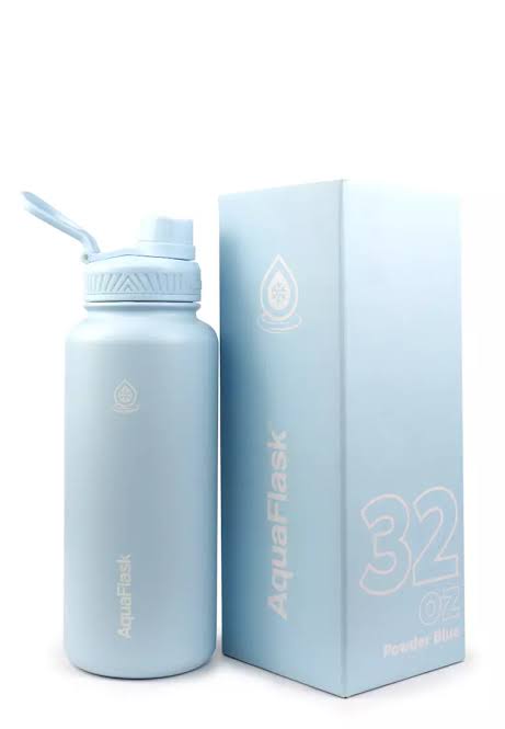 AquaFlask Bottle - (POWDER BLUE)