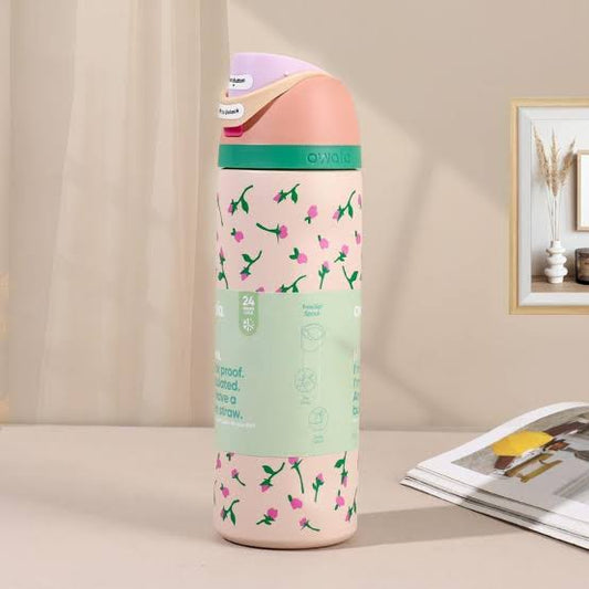 Owala Freesip Water Bottle 24oz Tea Time Rosebud