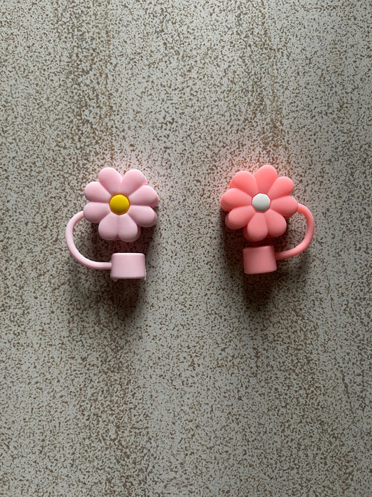 Stanley Straw Stopper Silicone Straw Cover 3D Flower