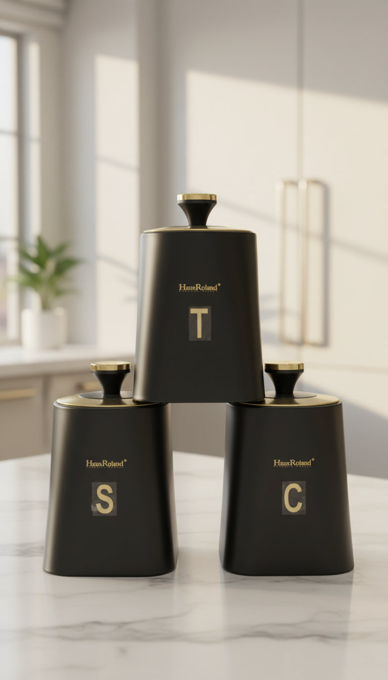 HausRoland Luxe Trio Canister 3Pcs Set