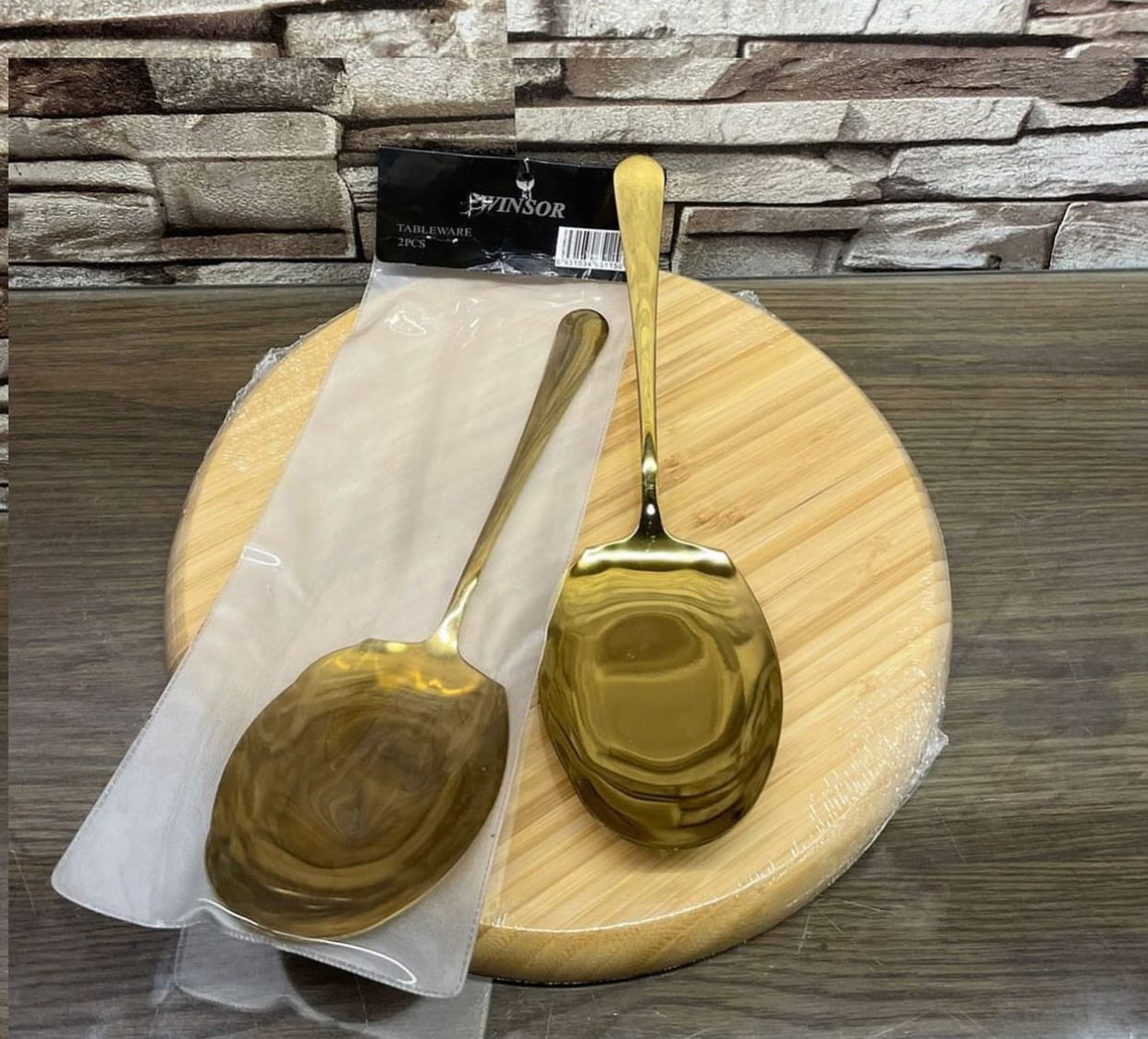 Winsor Cutlery Set Of 34Pcs Golden