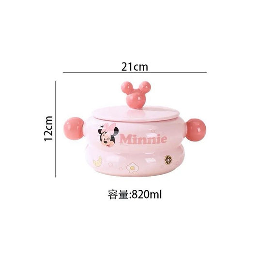 DISNEY MICKEY & FRIENDS PORCELAIN SOUP POT 820 ML - MINNIE