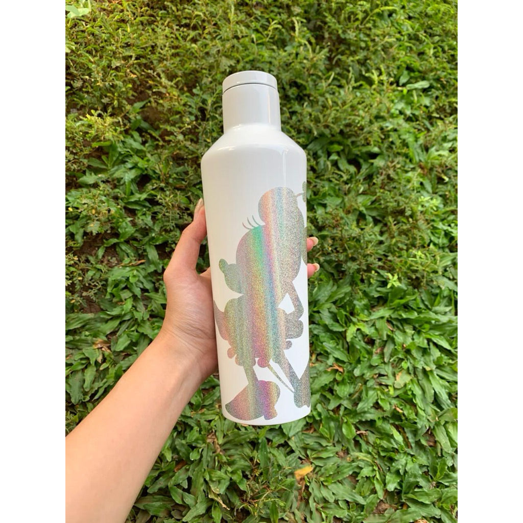 Corkcicle Disney Minnie Mouse Silhouette Sparkle 16oz Canteen | 475Ml