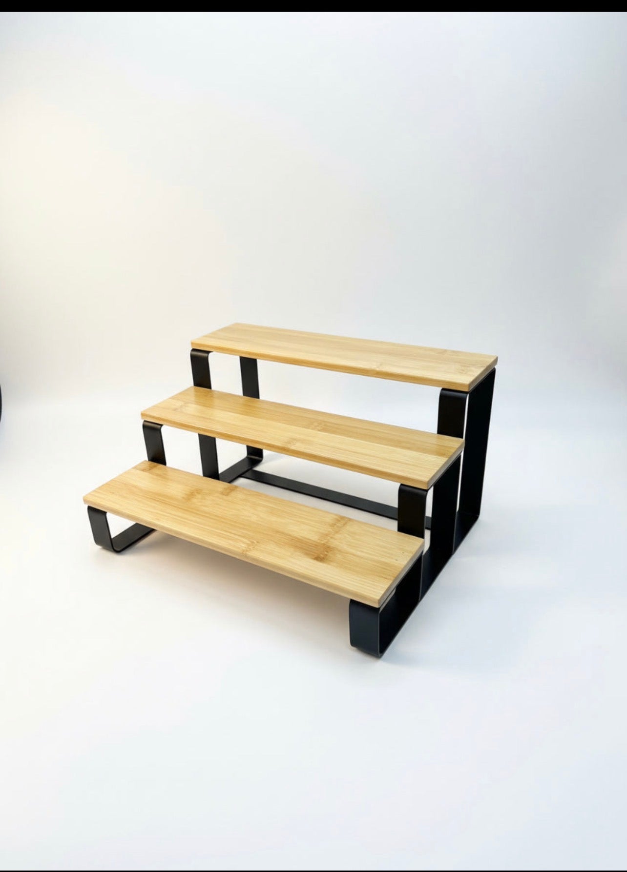 PASTRY STAND WOODEN 3 STEP SALAD BAR STAND
