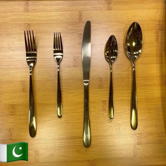 Winsor Cutlery Set Of 34Pcs Golden