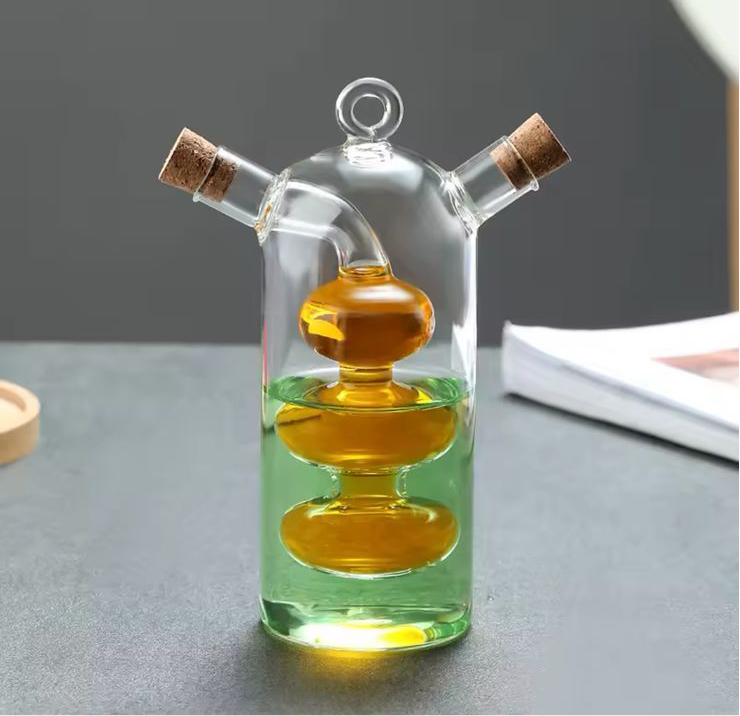 Oil & Vinegar Double Wall Borosilicate Glass Bottle