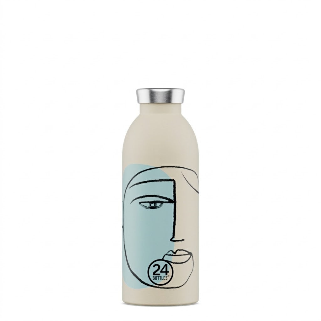 24Bottles Clima Bottle White Calypso – 500 ml