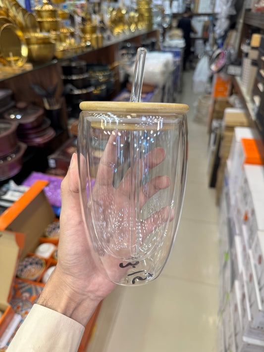 DOUBLE WALL ICE TEA CLEAR 450Ml