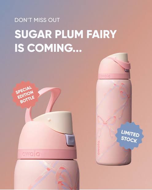 Owala UO Exclusive Sugar Plum Fairy FreeSip | 24oz