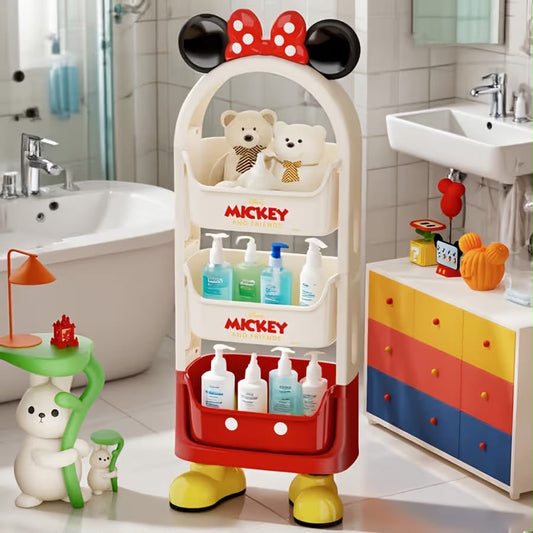 Disney Mickey Mouse 3-Tier Kids Storage Organizer