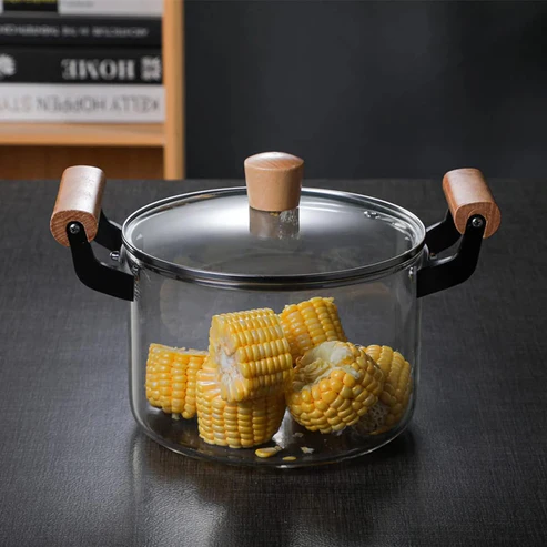 Large Heat Resistant Cooking Pot-5.5L