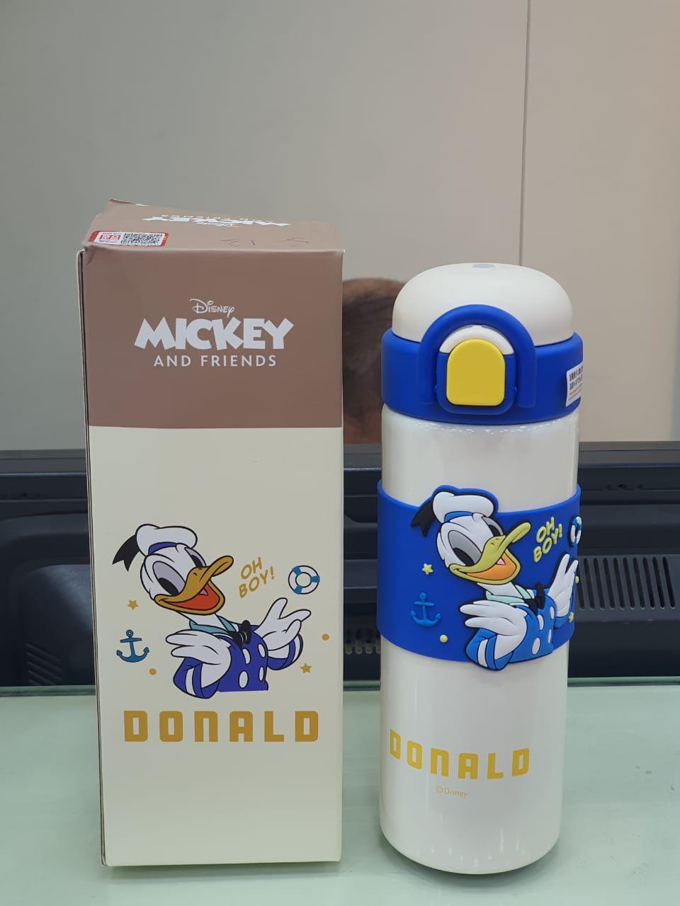 Disney Mickey Mouse and Doland Duck Vaccum Water Bottle 500ML