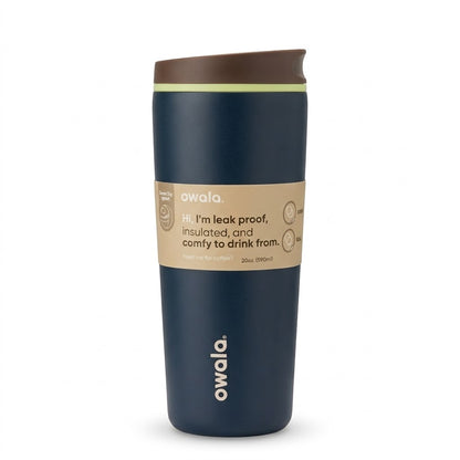 Owala SmoothSip Slider Insulated Coffee Tumbler (20 oz / 590 ml)