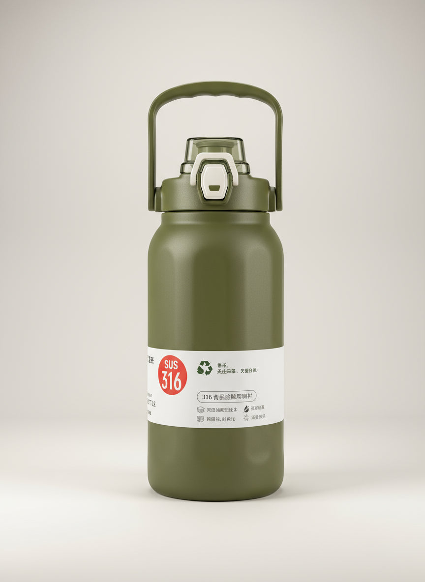 DODGE Dual-Mode Thermal Bottle – 1.3L / 45.8oz