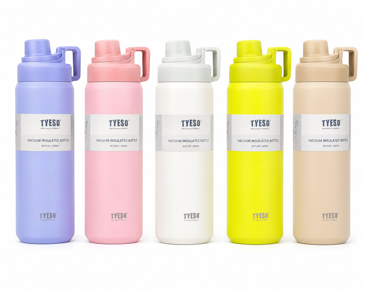 TYESO Double Vacuum Insulated Stainless Steel Bottle – 900ml