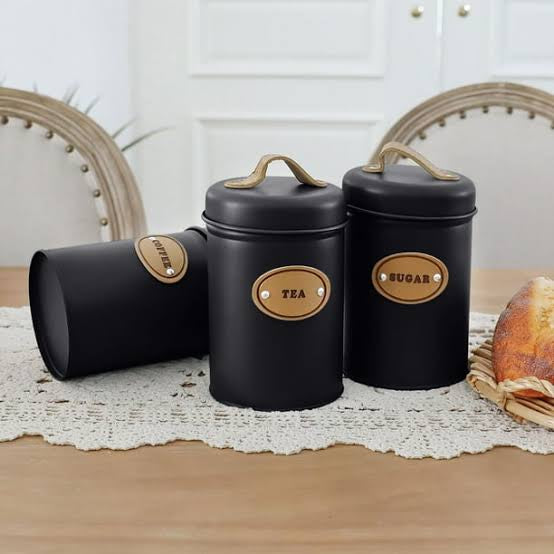 Rustic Kitchen Canister 3Pcs Set