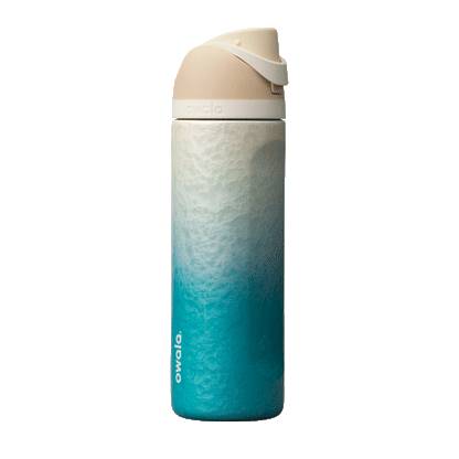 Owala FreeSip 24oz “Rolling In” Insulated Stainless Steel Water Bottle – 2026 Birthday Beach Bash Limited Edition