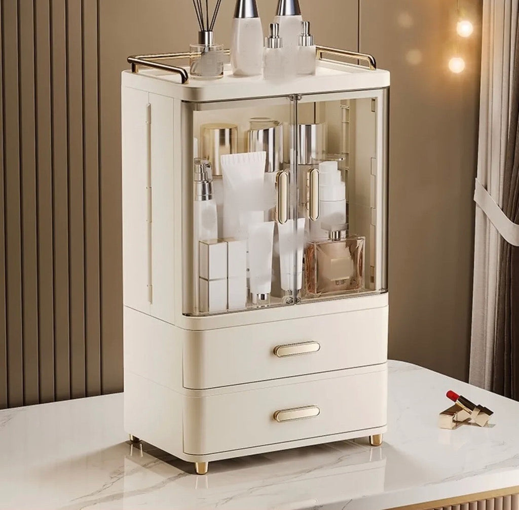 Cosmetic Storage Box with Drawers – Elegant Organizer