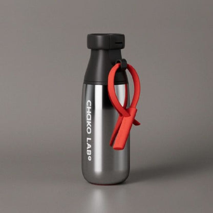 Chako Lab 520ml Insulated Water Bottle – Leakproof Milk Bottle Design with Carry Strap