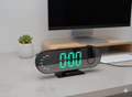 Modern LED Digital Alarm Clock with Day Display & Large Screen