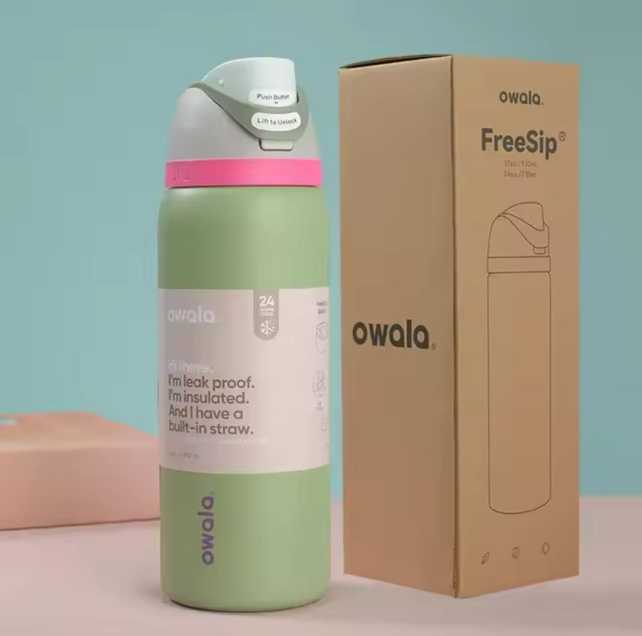 Original Owala Insulated Stainless Steel Water Bottle with Straw, BPA-Free Sports Water Bottle