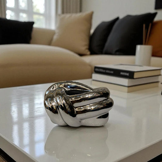 Puffed Knot Ceramic Tissue Box