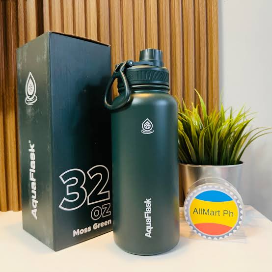 AquaFlask Bottle - (Moss Green)