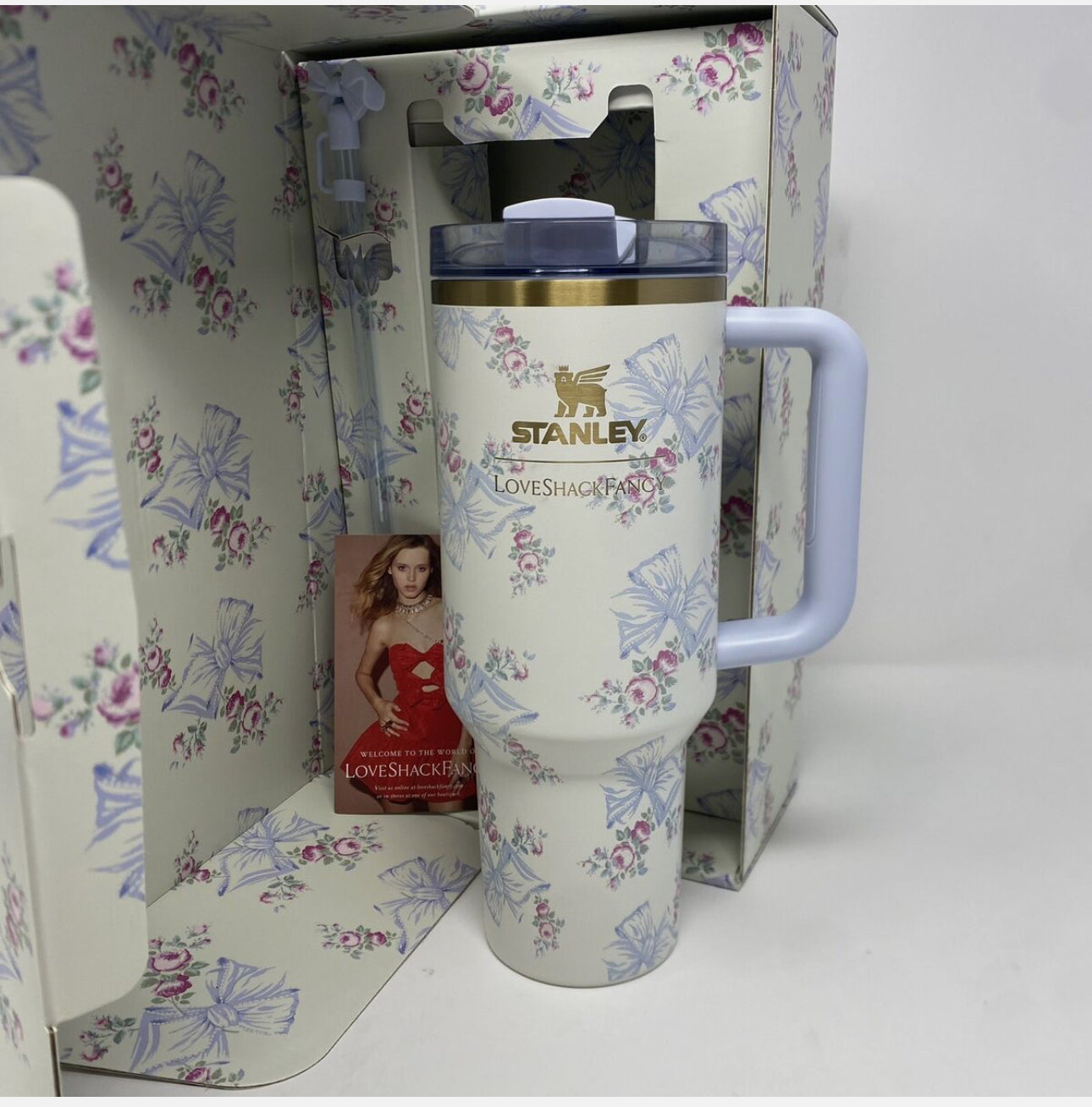 The Stanley X Love Shack Fancy Holiday Quencher Cup 40 OZ